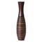 Elegant Decorative Tall Trumpet Shape Floor Vase in Brown - Modern Home Décor Accent, Sleek Tall Floor Vase for Living Room, Entryway, or Dining Room, Perfect for Dried Flowers or Silk Arrangements